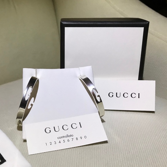 Gucci Jewelry - Host Pick🎉 Gucci.925 sterling large hoop earrings